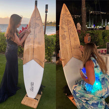 Load image into Gallery viewer, The Union Surfboard Guest Sign-In Book Alternative - Tiki Soul Coastal Surfboard Decor
