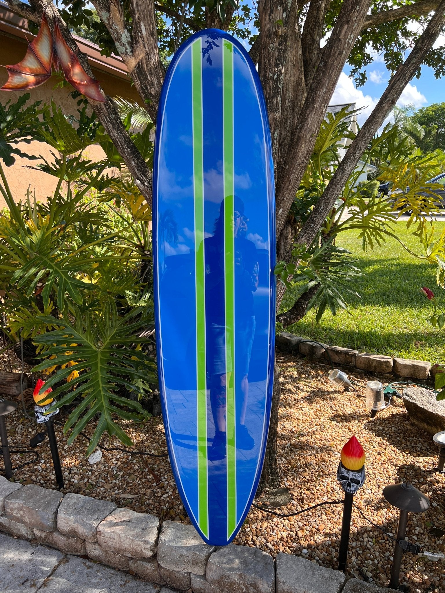  The Split Deck Decorative Surfboard Wall Art - Solid Wood  Coastal Farmhouse Decor (6ft, Shreddin Shortboard, Black) : Handmade  Products