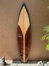 Load image into Gallery viewer, Vintage Vibes Surfboard Coffee Table - Tiki Soul Coastal Surfboard Decor
