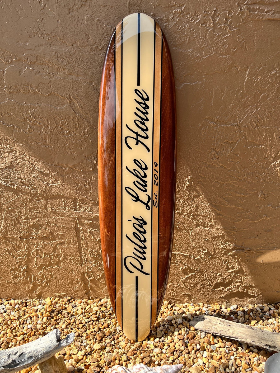 You Name It - Coastal Decor Personalized Surfboard Sign - Tiki Soul Coastal Surfboard Decor