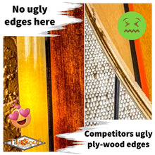 Load image into Gallery viewer, Tiki Soul Surfboard Decor made of solid wood never plywood

